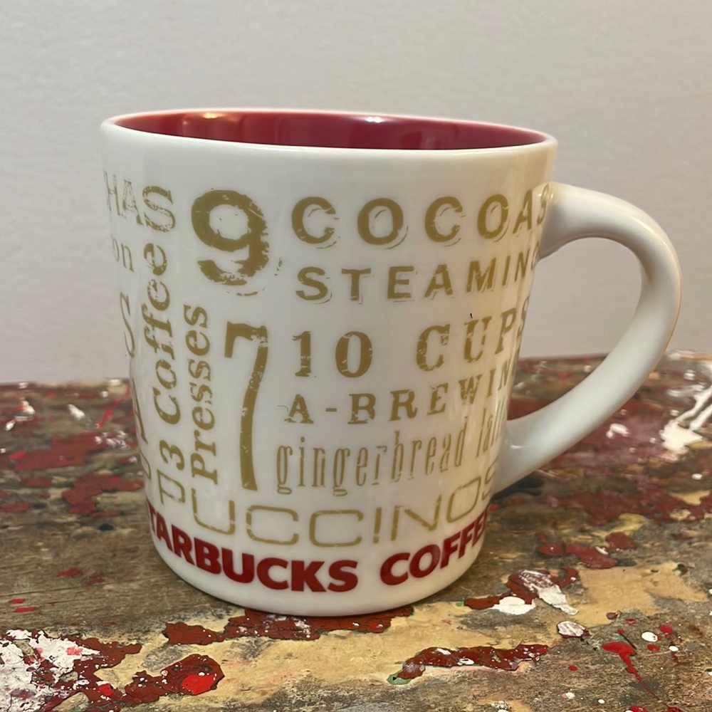 Starbucks 2008 12 Days of Christmas Holiday Coffee Mug